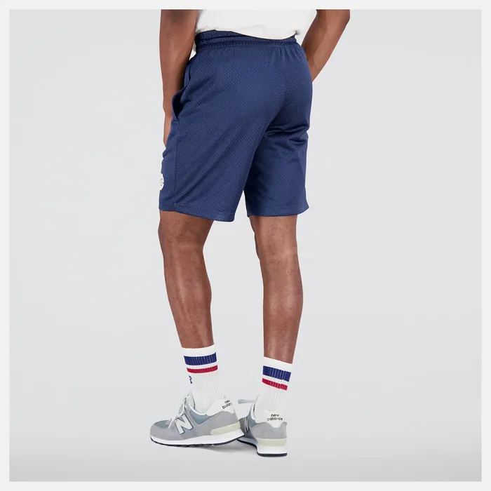 Men NB Hoops Fundamentals Short Nb Navy New Balance Shorts