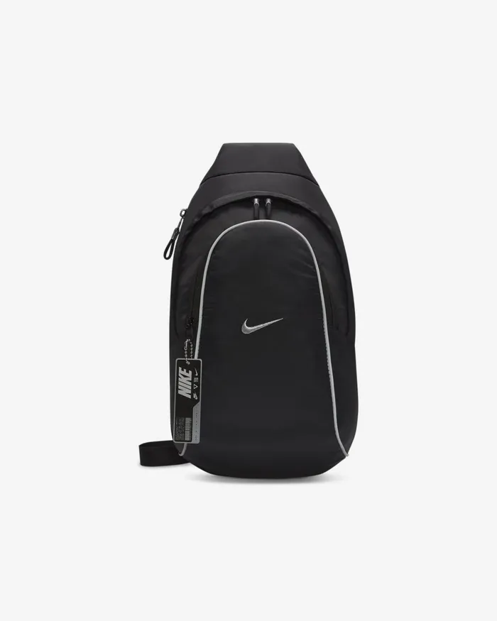 Men Nike All Accessories And Equipment Sportswear Essentials Blackblackmetallic Silver