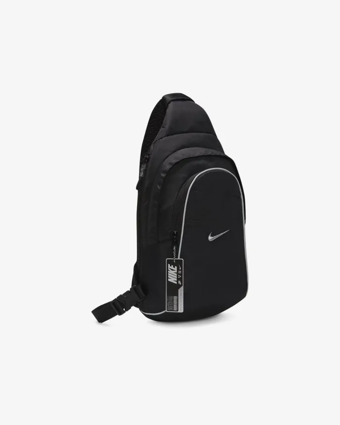 Men Nike All Accessories And Equipment Sportswear Essentials Blackblackmetallic Silver