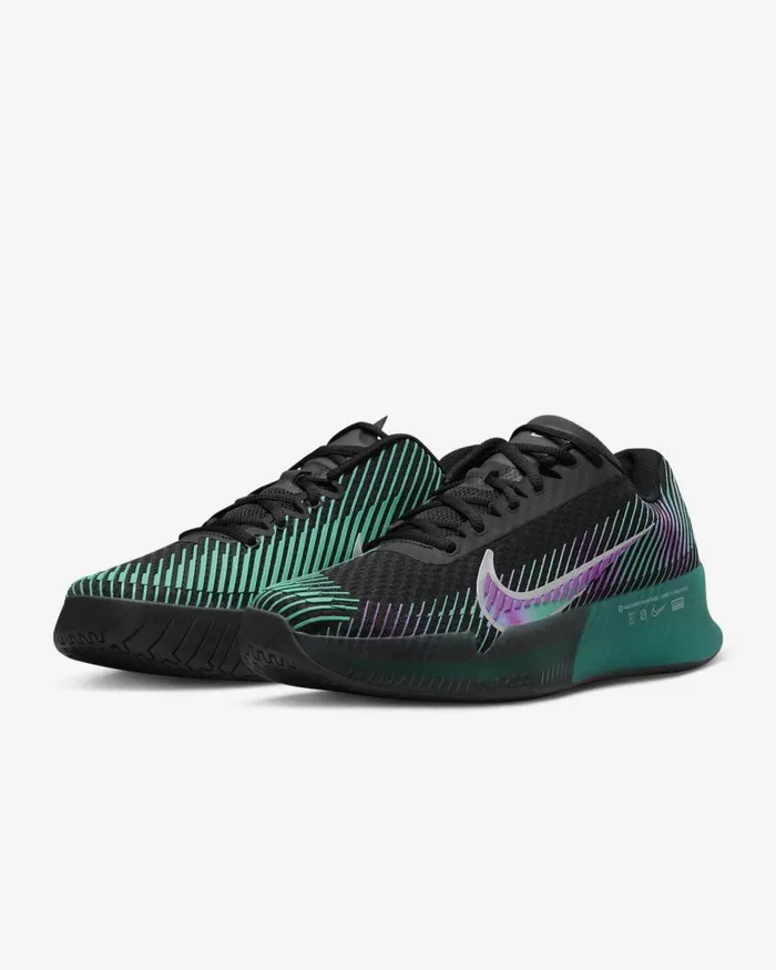 Men Nike All Shoes NikeCourt Air Zoom Vapor 11 Attack PRM Blackdeep Jungleclear Jade Iimulticolour