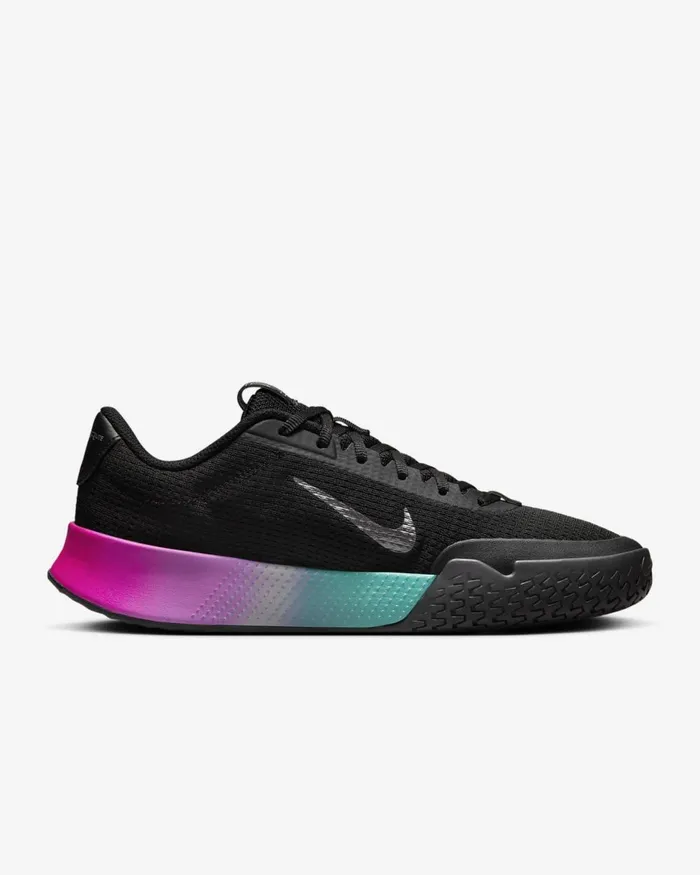 Men Nike All Shoes NikeCourt Vapor Lite 2 Premium Blackmetallic Silverdeep Junglemetallic Silver