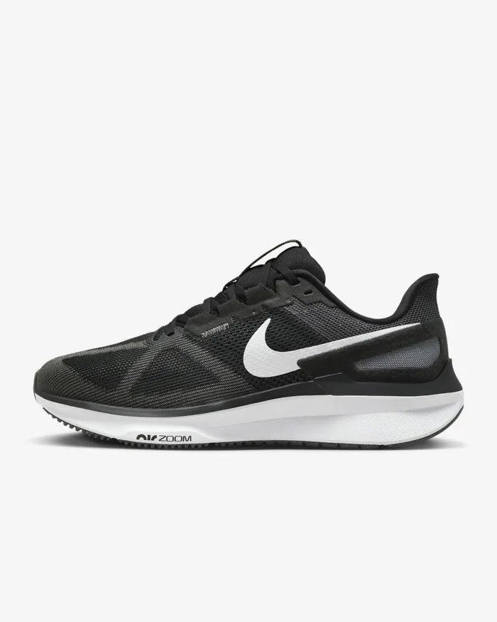 Men Nike All Shoes Structure 25 Blackiron Greywhite