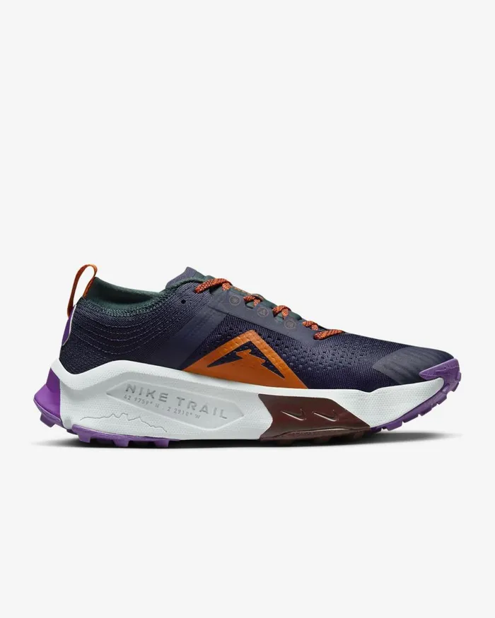 Men Nike All Shoes Zegama Purple Inkdeep Junglepurple Cosmossafety Orange