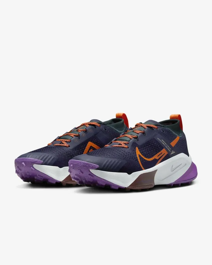 Men Nike All Shoes Zegama Purple Inkdeep Junglepurple Cosmossafety Orange
