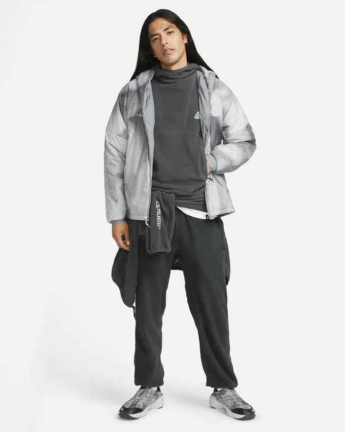 Men Nike Hoodies And Sweatshirts ACG 039Wolf Tree039 Anthraciteanthraciteanthracitesummit White