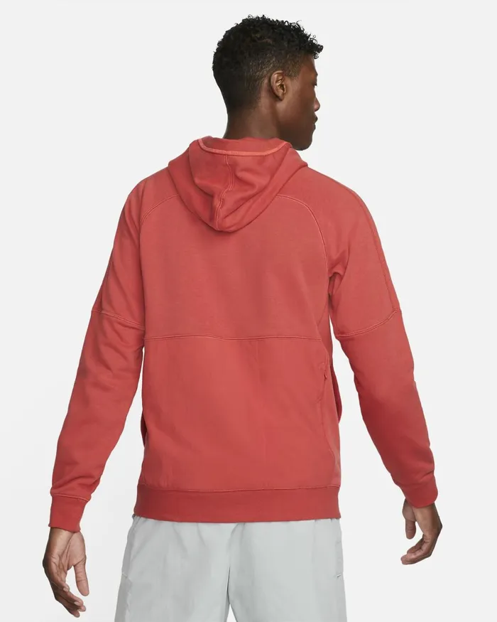 Men Nike Hoodies And Sweatshirts Atltico Madrid Travel Red Claywhite