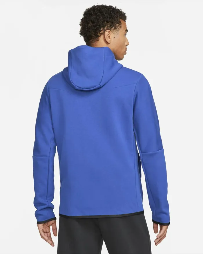 Men Nike Hoodies And Sweatshirts Chelsea FC Tech Fleece Windrunner Rush Blueclub Gold