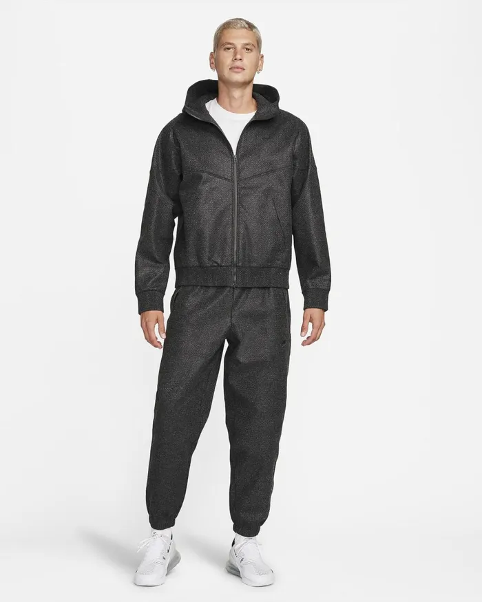 Men Nike Hoodies And Sweatshirts Forward Windrunner Hoodie Anthraciteblackblack