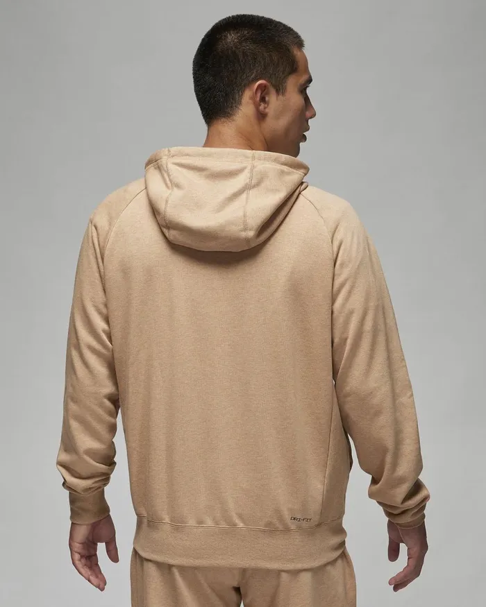 Men Nike Hoodies And Sweatshirts Jordan DriFIT Sport Crossover Hempheatherblack