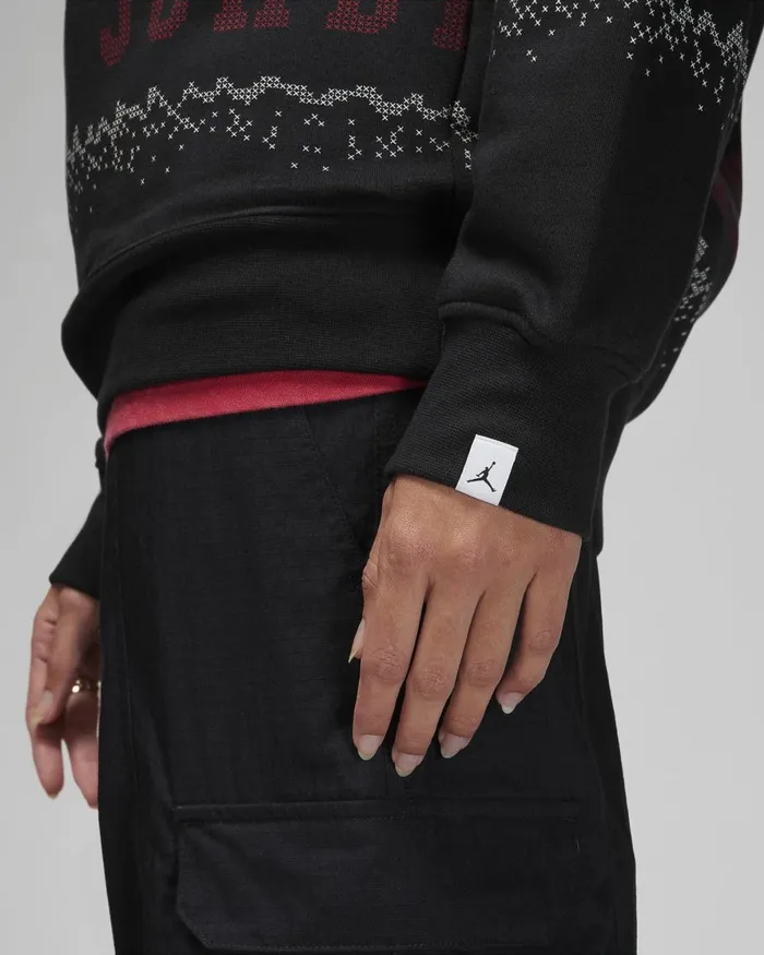 Men Nike Hoodies And Sweatshirts Jordan Essentials Holiday Black