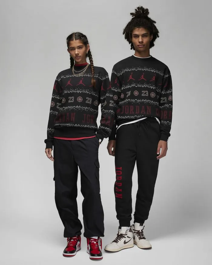 Men Nike Hoodies And Sweatshirts Jordan Essentials Holiday Black