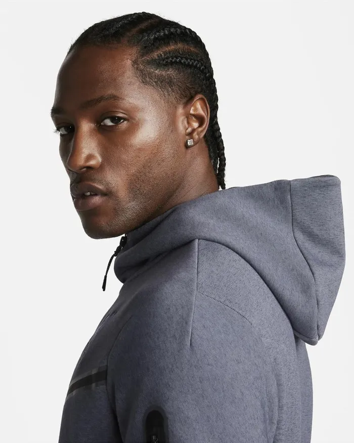 Men Nike Hoodies And Sweatshirts Liverpool FC Tech Fleece Windrunner Third Gridironspace Purple