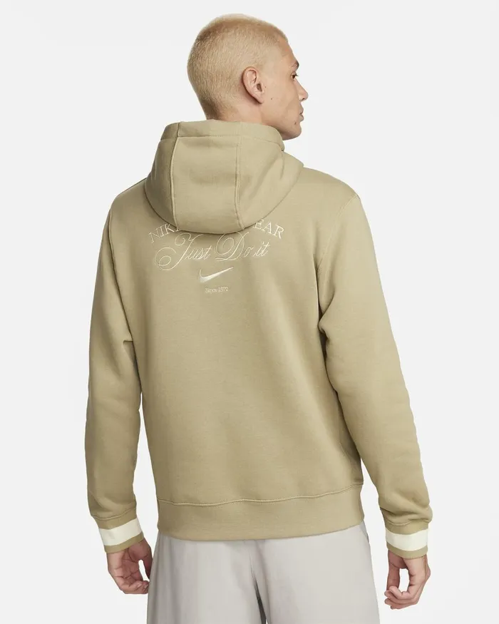 Men Nike Hoodies And Sweatshirts Sportswear Neutral Olive