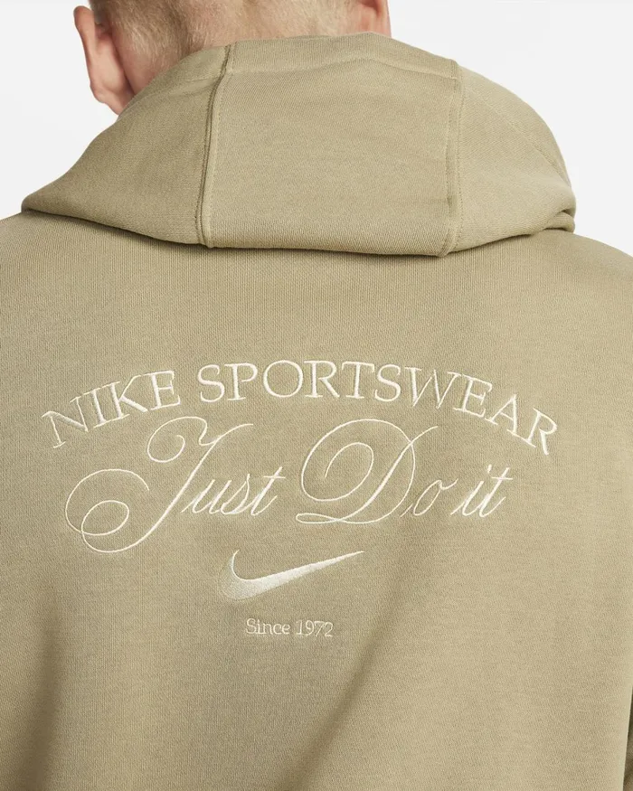 Men Nike Hoodies And Sweatshirts Sportswear Neutral Olive