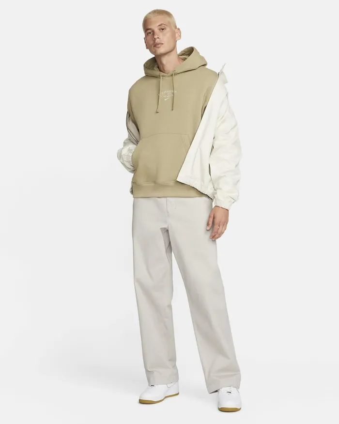 Men Nike Hoodies And Sweatshirts Sportswear Neutral Olive