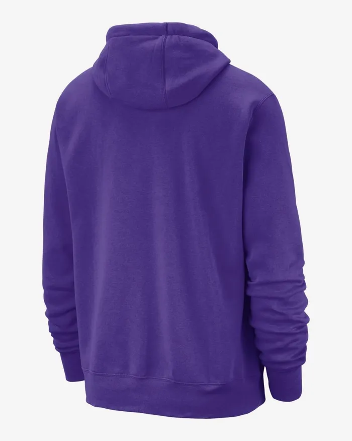 Men Nike Hoodies And Sweatshirts Utah Jazz Club Fleece City Edition Field Purple