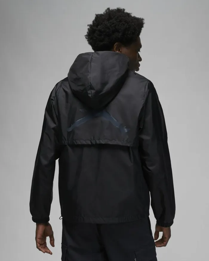 Men Nike Jackets Jordan Essentials Blackblackdark Smoke Grey