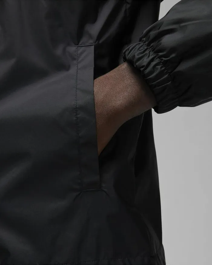 Men Nike Jackets Jordan Essentials Blackblackdark Smoke Grey