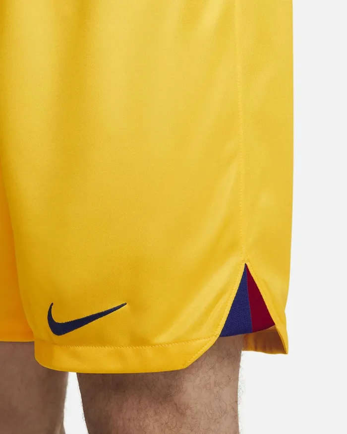 Men Nike Shorts Barcelona 202223 Stadium Fourth Amarillodeep Royal Blue