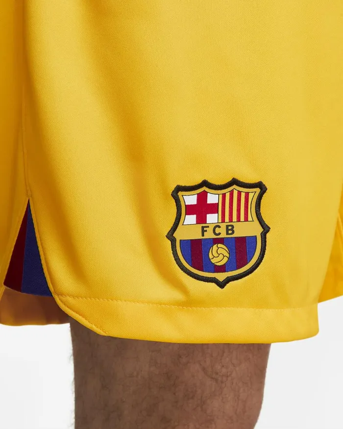 Men Nike Shorts Barcelona 202223 Stadium Fourth Amarillodeep Royal Blue