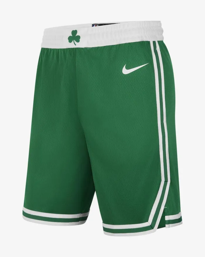 Men Nike Shorts Boston Celtics Icon Edition Cloverwhitewhite