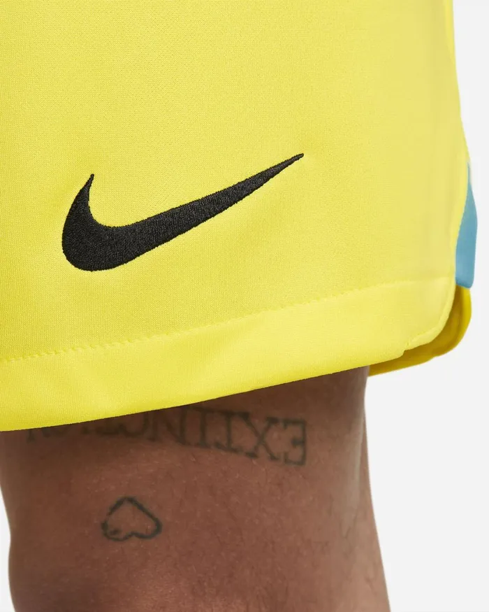 Men Nike Shorts Inter Milan 202223 Stadium Third Vibrant Yellowvibrant Yellowblack