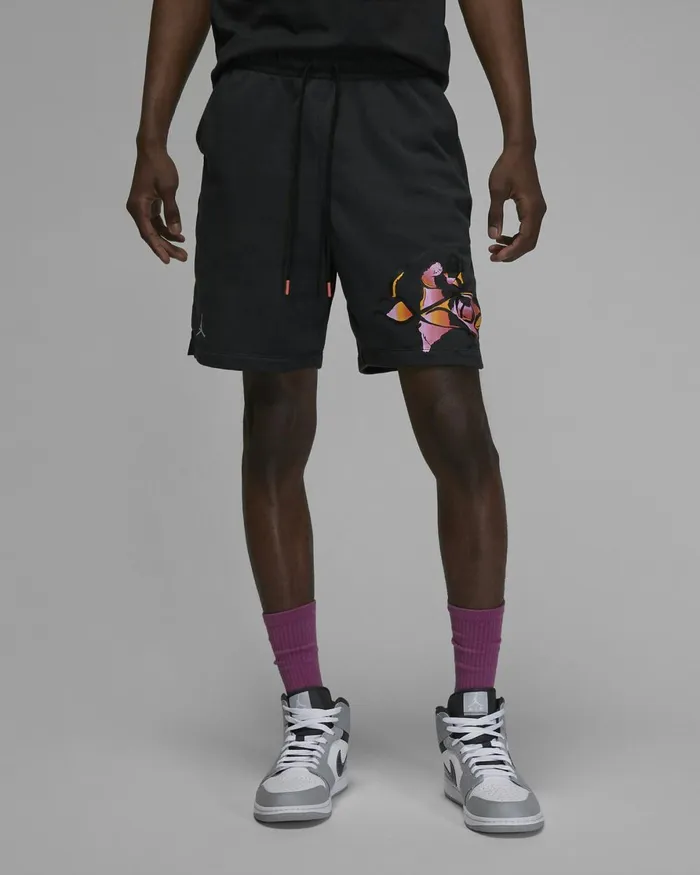 Men Nike Shorts Jordan Flight MVP Offnoirwhite