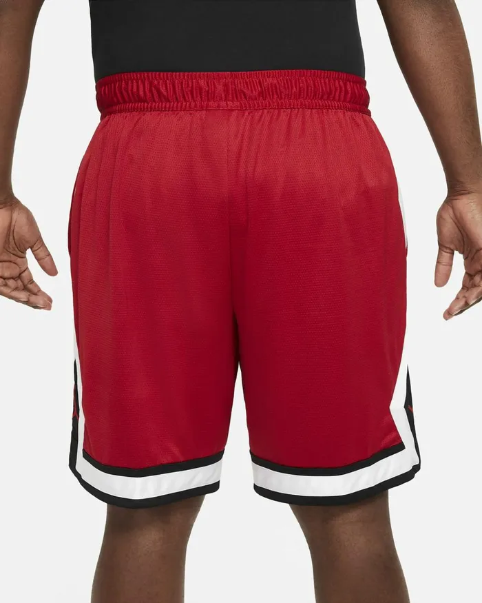 Men Nike Shorts Jordan Jumpman Diamond Gym Redblackwhitegym Red