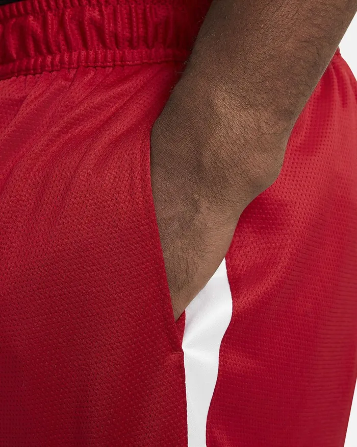 Men Nike Shorts Jordan Jumpman Diamond Gym Redblackwhitegym Red