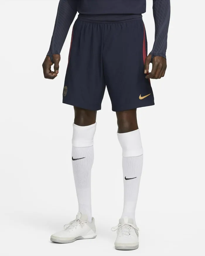 Men Nike Shorts Paris SaintGermain Strike Elite Blackened Blueteam Redgold Suede