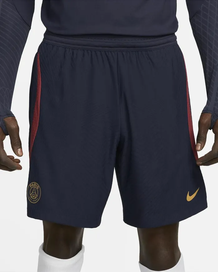 Men Nike Shorts Paris SaintGermain Strike Elite Blackened Blueteam Redgold Suede