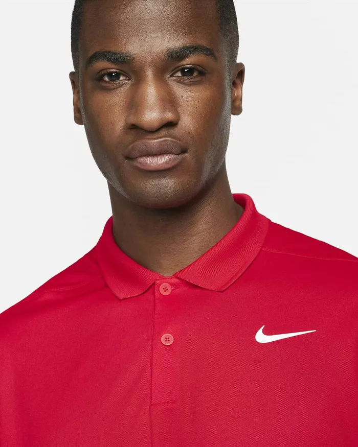 Men Nike Tops And TShirts DriFIT Victory University Redwhite