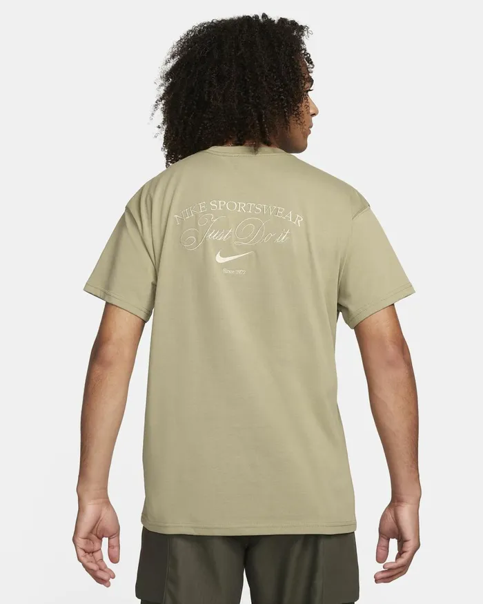 Men Nike Tops And TShirts Sportswear Neutral Olive