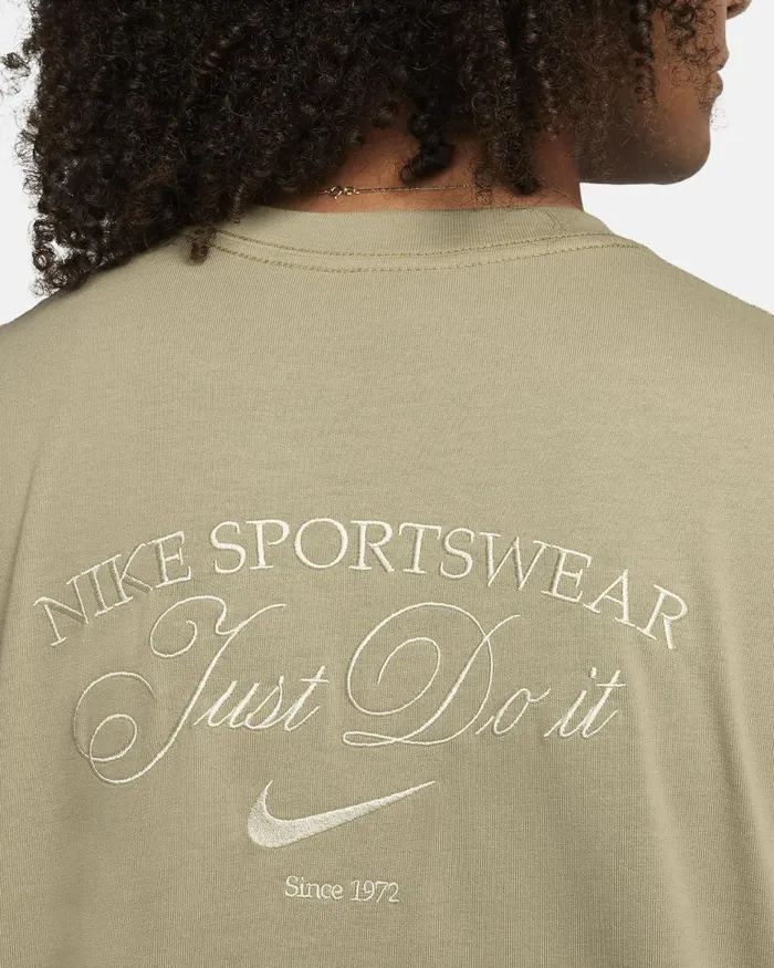 Men Nike Tops And TShirts Sportswear Neutral Olive