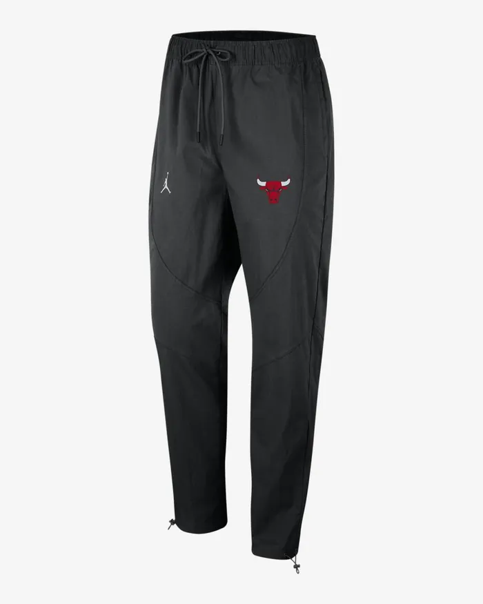 Men Nike Trousers And Tights Chicago Bulls Courtside Statement Edition Blackblack