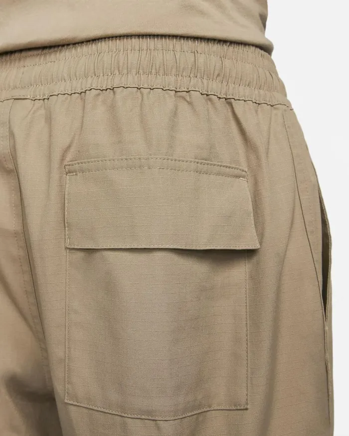 Men Nike Trousers And Tights Club Khakiwhite