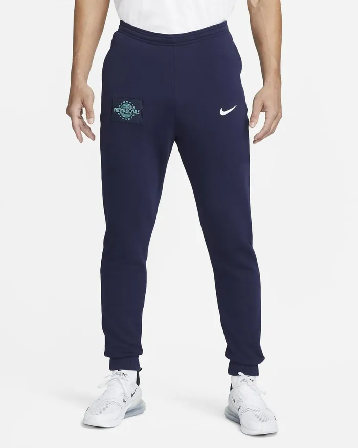 Men Nike Trousers And Tights Inter Milan Blackened Bluewhite