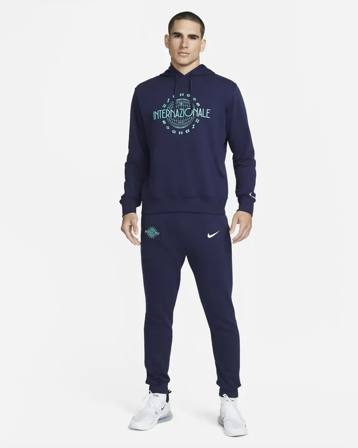 Men Nike Trousers And Tights Inter Milan Blackened Bluewhite