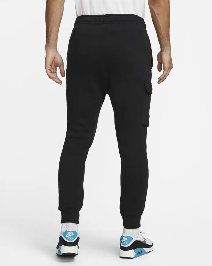 Men Nike Trousers And Tights Sportswear Standard Issue Black