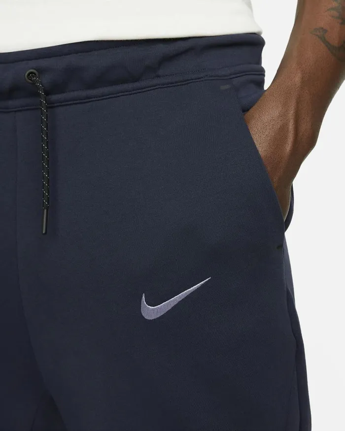 Men Nike Trousers And Tights Tottenham Hotspur Tech Fleece Marineiron Purple