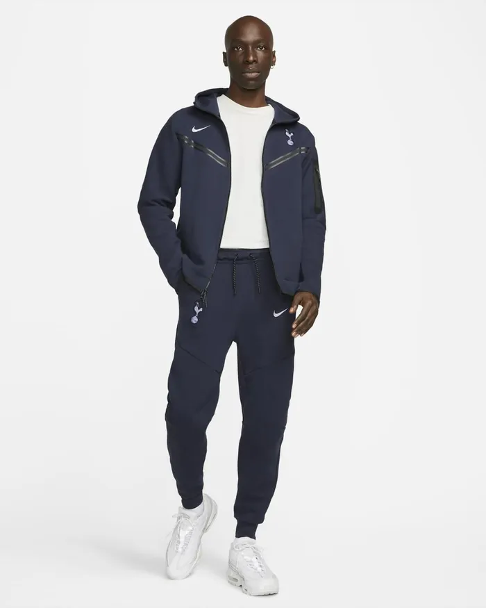 Men Nike Trousers And Tights Tottenham Hotspur Tech Fleece Marineiron Purple