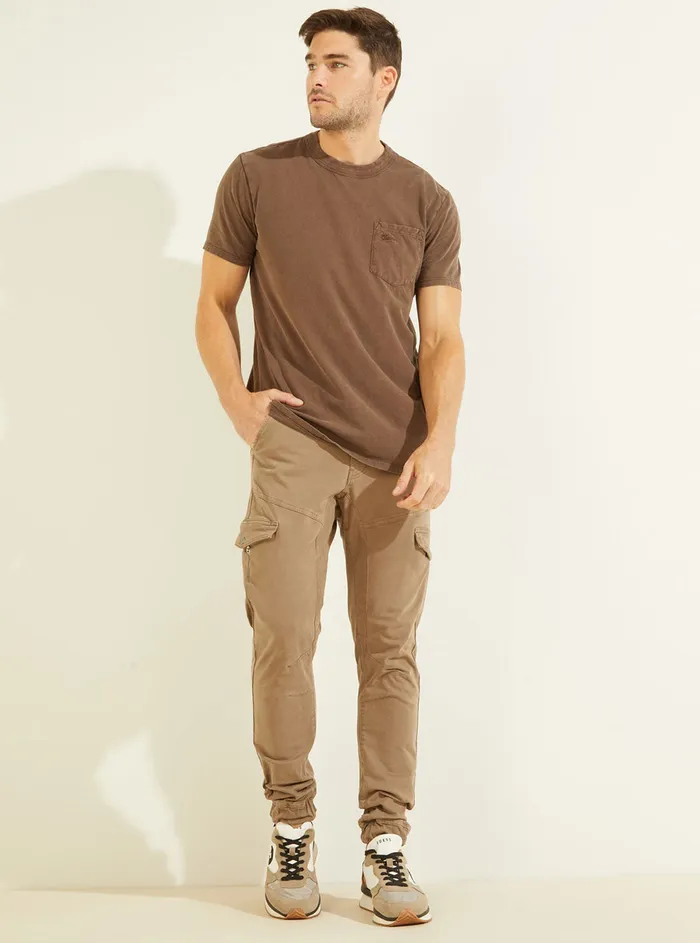 Men Pants and Shorts GUESS Walnut Brown New Kombat Cargo Pants Men Pants and Shorts GUESS Walnut Brown New Kombat Cargo Pants