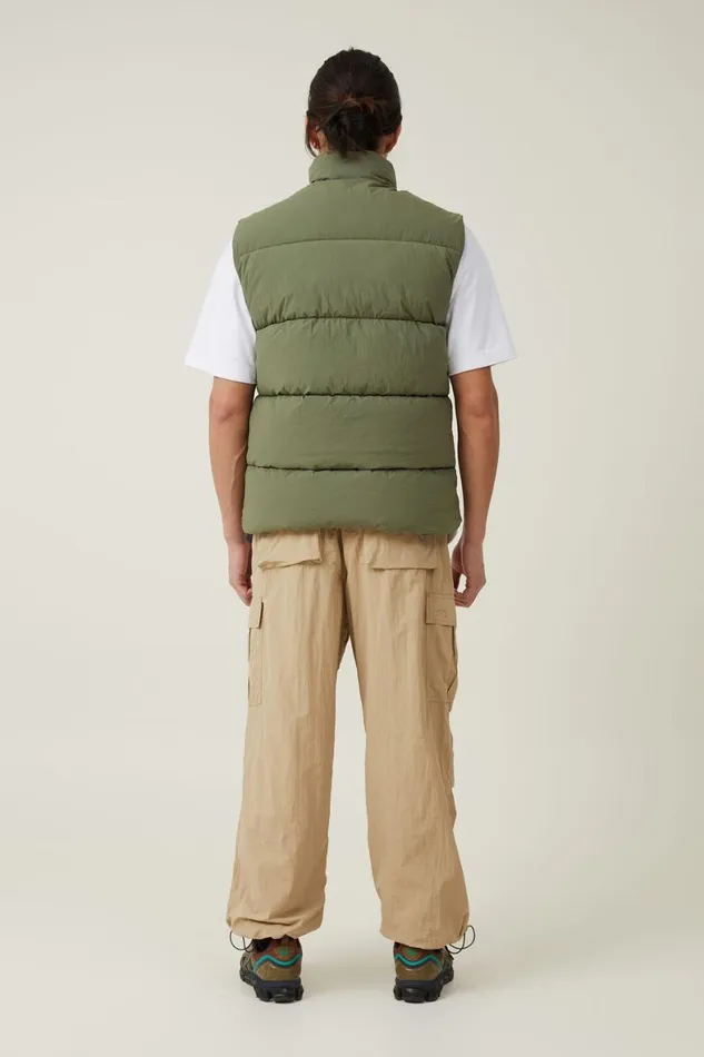 Men Pants Cotton On Parachute Tech Cargo Pant Sand Cargo