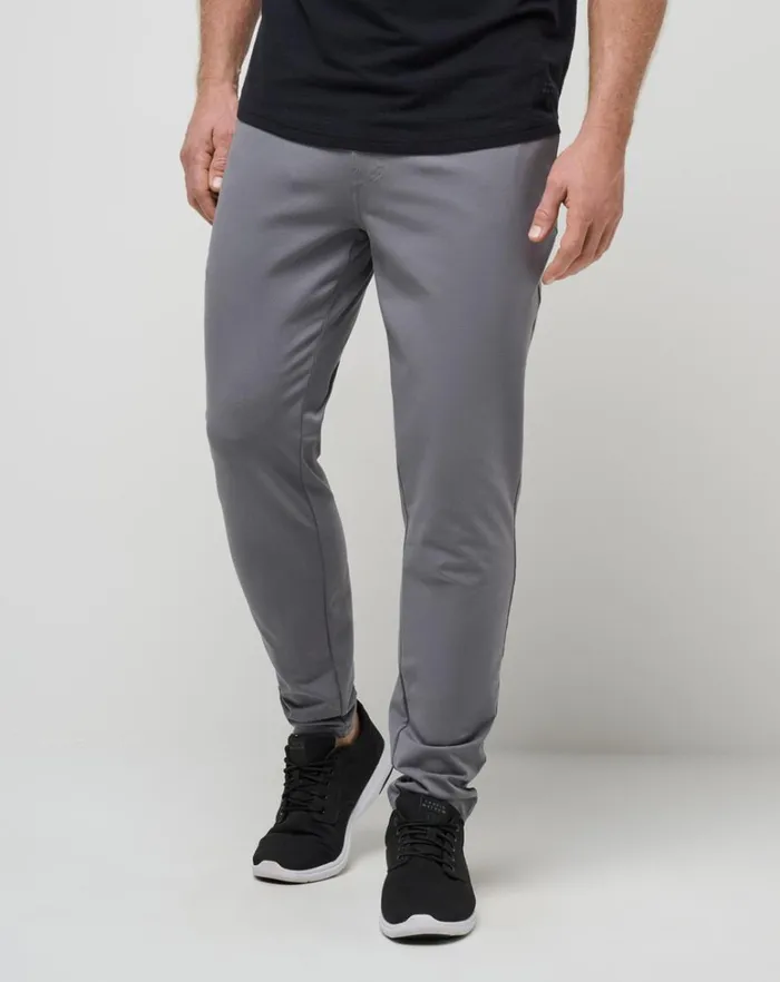 Men Pants TravisMathew STRETCH COMFORT CHINO PANT Quiet Shade