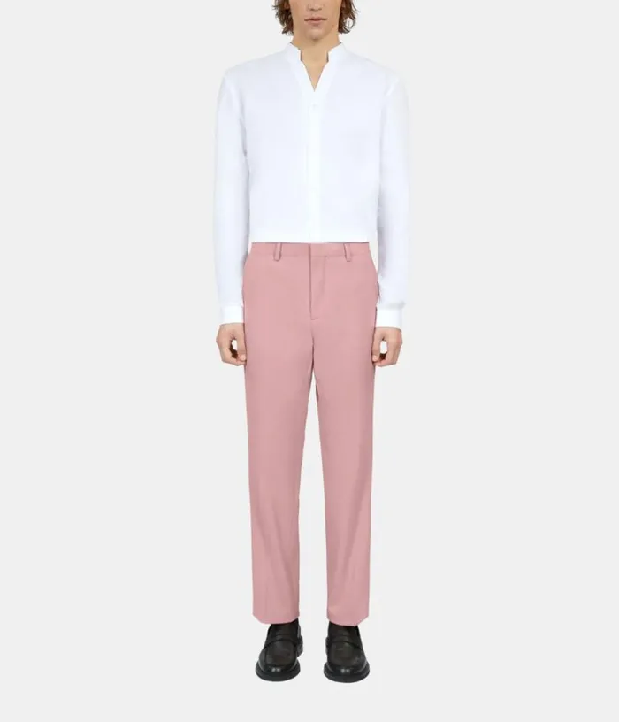 Men Pink Suit Trousers THE KOOPLES Blazers and Suits