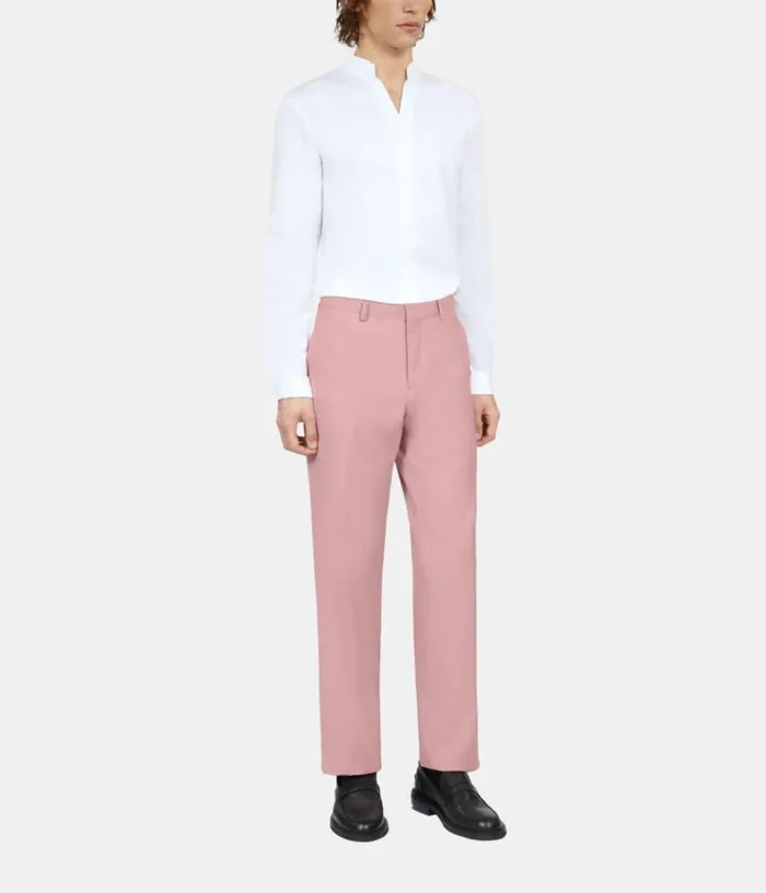 Men Pink Suit Trousers THE KOOPLES Blazers and Suits