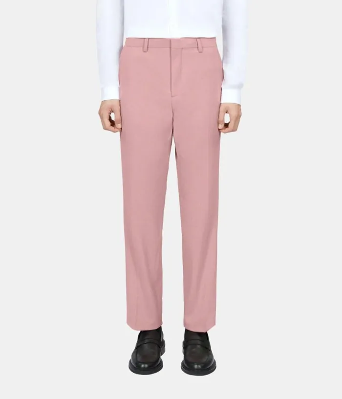 Men Pink Suit Trousers THE KOOPLES Blazers and Suits