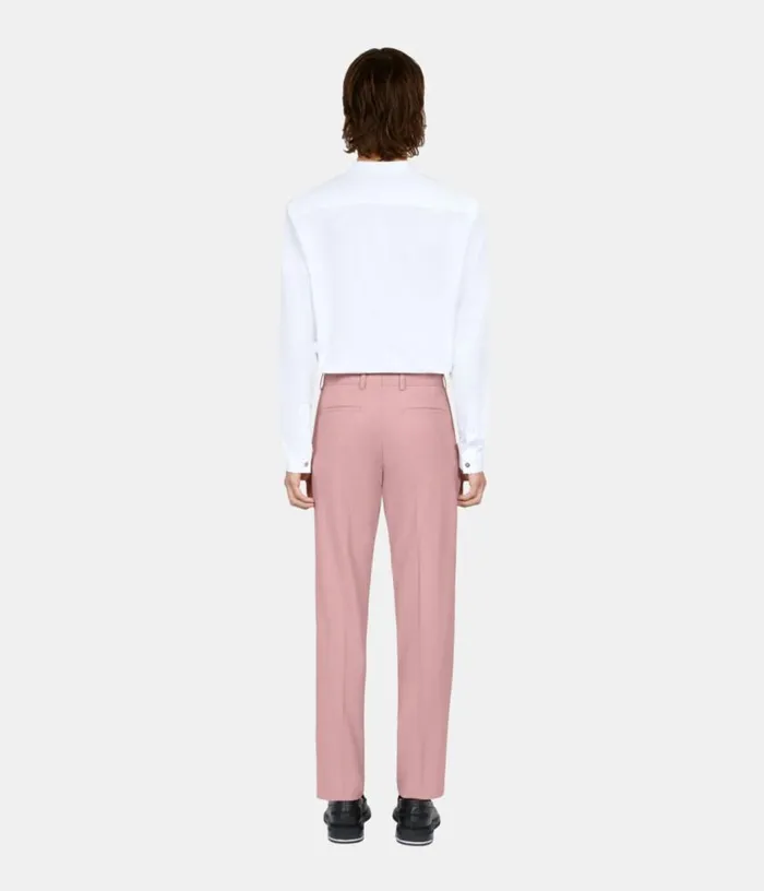 Men Pink Suit Trousers THE KOOPLES Blazers and Suits