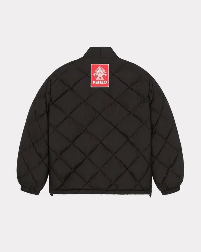 Men Puffer Kimono Jacket Black Kenzo Jackets And Coats