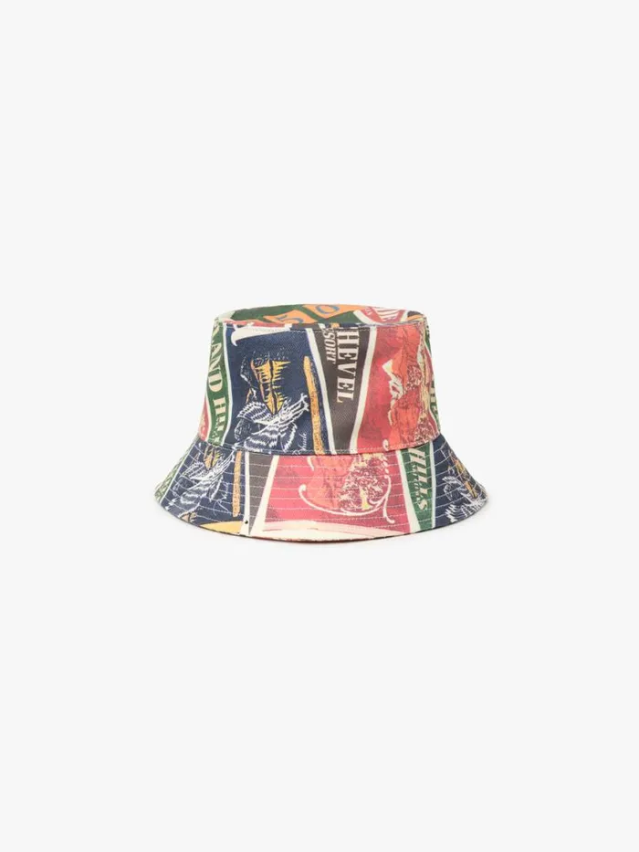 Men Rhude Hats COLLEGIATE BUCKET HAT Multi